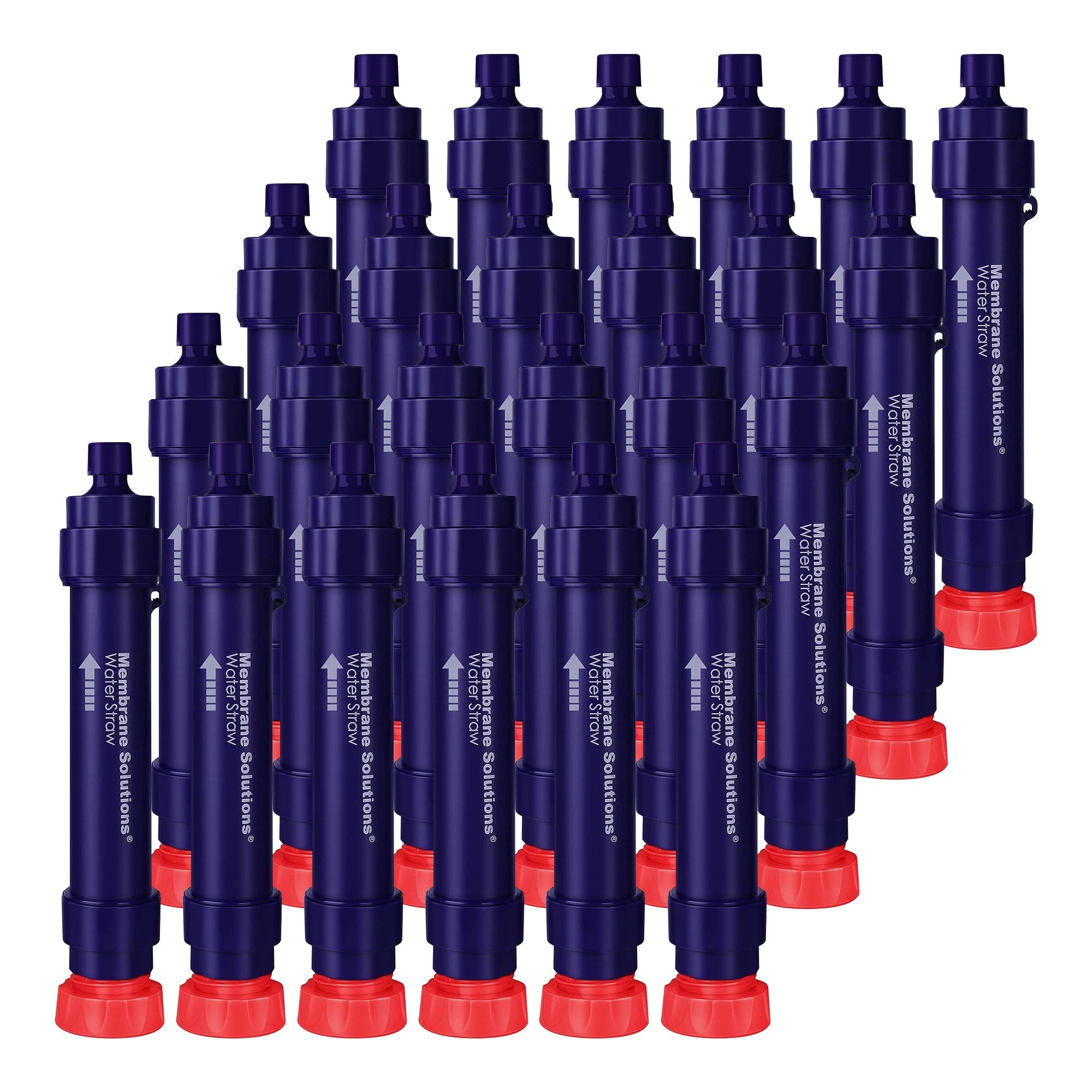 Membrane Solutions WS02 – Abnehmbarer Trinkhalm-Wasserfilter für Wandern, Camping, Reisen & Notfälle