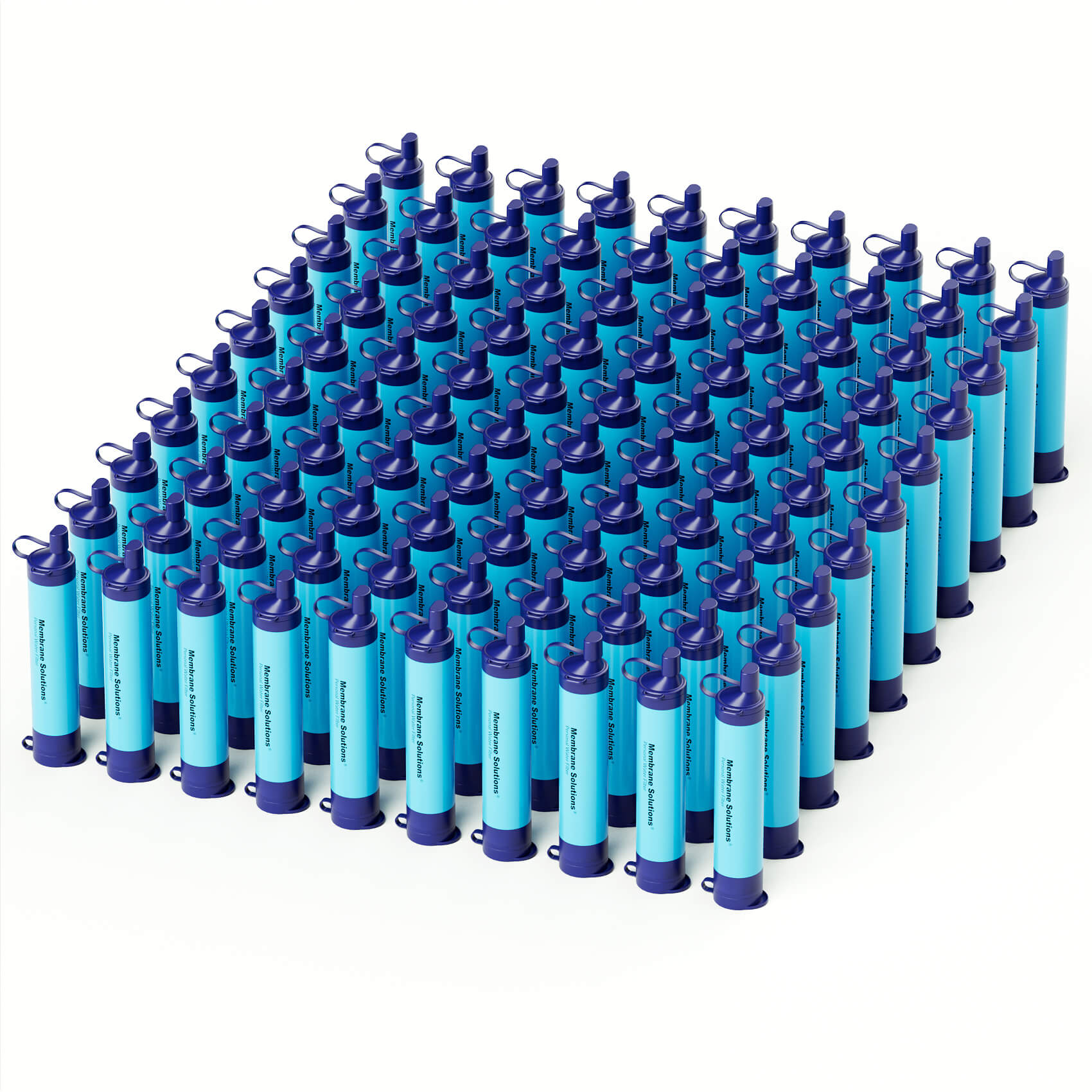 Membrane Solutions Survival Strohhalm Wasserfilter, Tragbar & Ideal für Abenteuer, Reisen, Notfälle