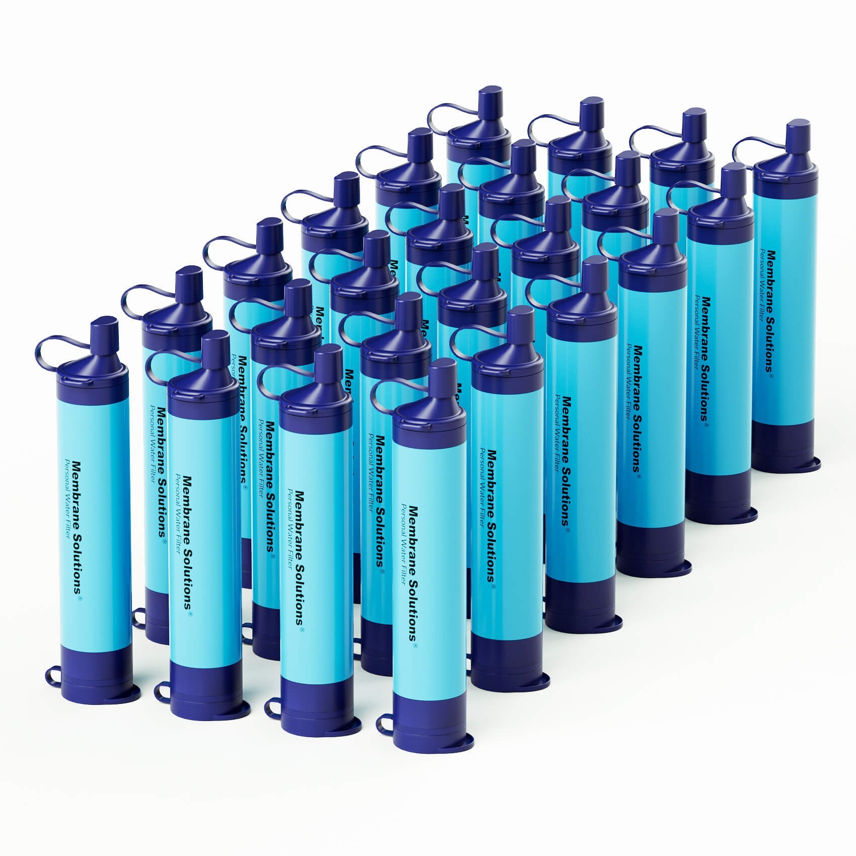 Membrane Solutions Survival Strohhalm Wasserfilter, Tragbar & Ideal für Abenteuer, Reisen, Notfälle